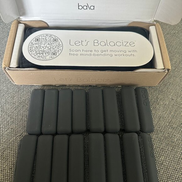 1LB Bala Bangles in Black Charcoal - 2LB Total - Picture 3 of 6